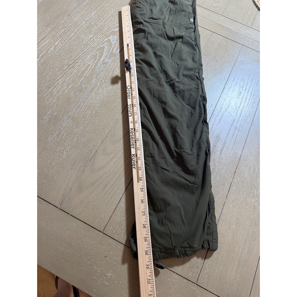 Lululemon Dance Studio Pants Size 4 Olive Green Mid Rise Full Length - Picture 7 of 15